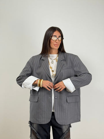 Blazer camicia GESSO GREY 3141