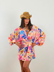 Kimono Tropicana Pink 8088
