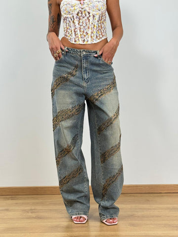 Jeans ZEBRA GOLD SHINE 1135