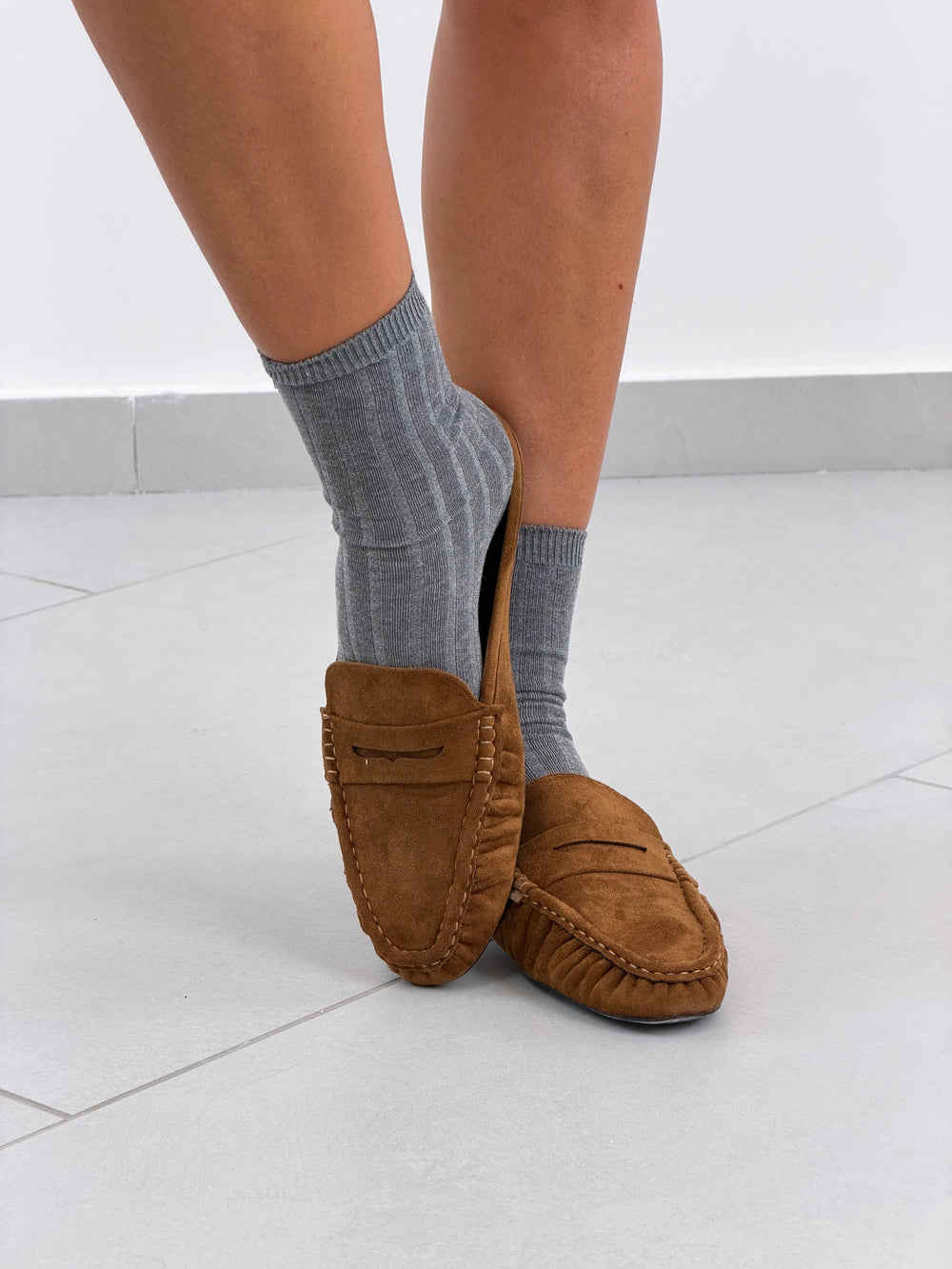 Mocassino Sabot  Camel 6806