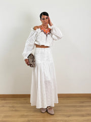 Coordinato Milos Bianco W51377