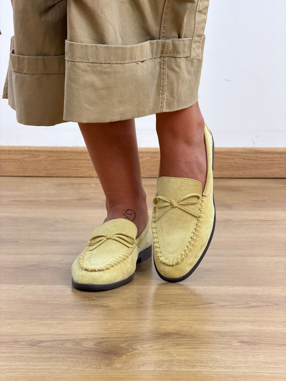 Mocassino Lime fiocco K286