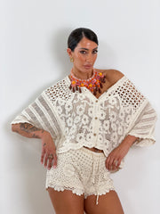 Camicia Aruba Macramè 8055