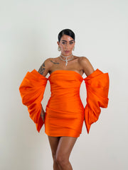 Abito Sculture Orange 527026