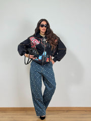 Jeans BALLOON PERLE E SWAROVSKI JESSICA PANTS