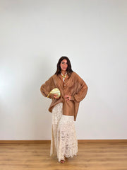 Camicia Soffio Brown 001