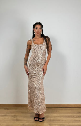 Abito SIRENA PAILLETTES GOLD 14094