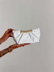 Pochette Plissè White 20808.