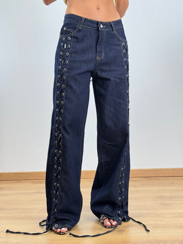 Jeans STRINGHE DARK S22083