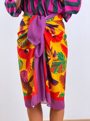 Gonna Ibiza PAPPAGALLI VIOLA LUNGO 7891