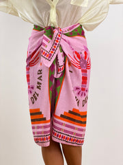 Gonna Ibiza aragosta rosa  lunga 7891