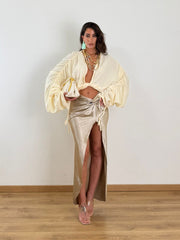 Gonna RASO NODO CHAMPAGNE 53842