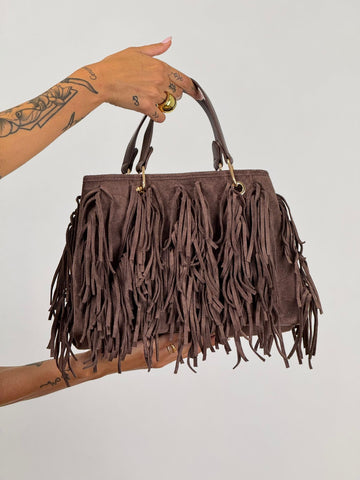 Borsa FRANGE BROWN