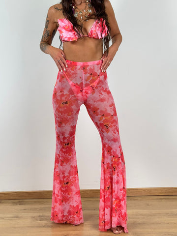 Pantalone FLOWERS TULLE
