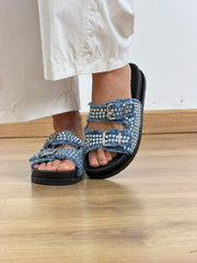 Ciabatta Denim Sparkle 652