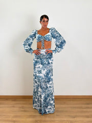 Coordinato JUNGLE AZZURRO 6891
