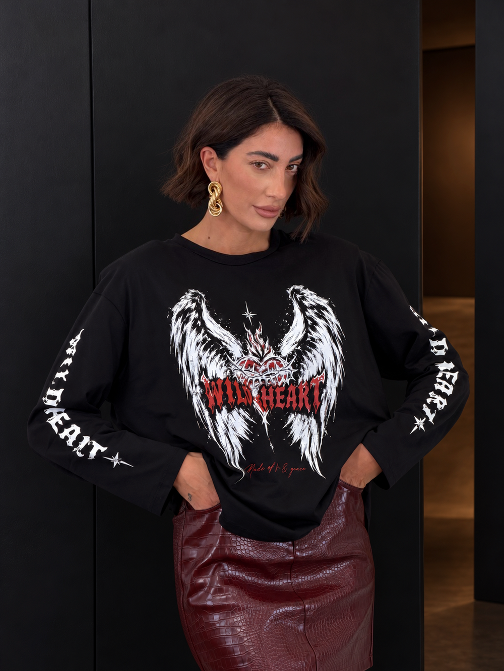 Maglia Wild Heart Black 2639M01